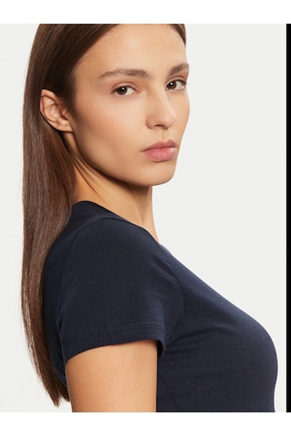 Tommy Hilfiger Tommy Hılfıger Kadın T-shırt Dw0dw20459-c1g Lacivert