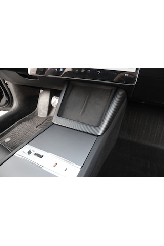 Autogp Tesla Model Y Juniper Orta Vites Kenar Kaplaması Karbon 2025+ Renkli