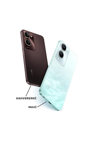 Vivo Y18 V2333 Arka Kapak Pil Kapağı Full Mavi