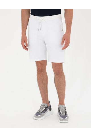 Pierre Cardin Erkek Beyaz Şort Örme 50284172-vr013 Beyaz