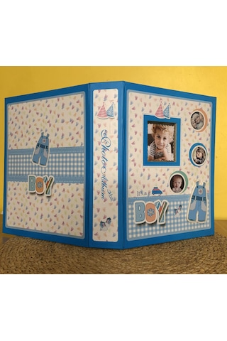 Aledo 10x15cm 200lük Bebek Fotoğraf Albümü Acr-pp46200-3 Mavi