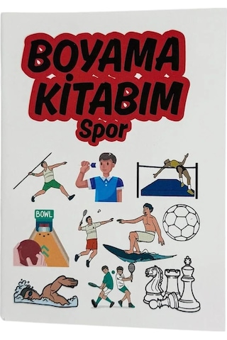 Spor Temalı Boyama Kitabı 210x145 Mm