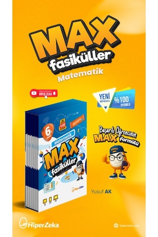 2027 6. Sınıf Matematik Max Fasiküller |Yusuf Ak