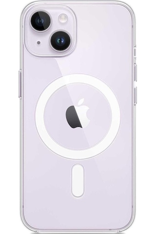 Apple Uyumlu iPhone 14 Serisi Magsafe Magnetic Kılıf Şeffaf