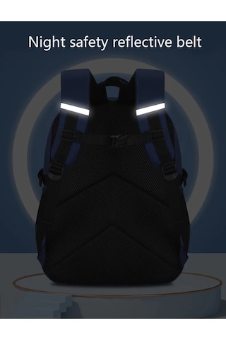 Small-blue Çocuklar Sırt Çantası Çocuk Okul Çantaları Erkekler Mavi