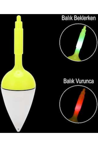 Effe Vuruş Sensörlü Işıklı Şamandıra - 40gr