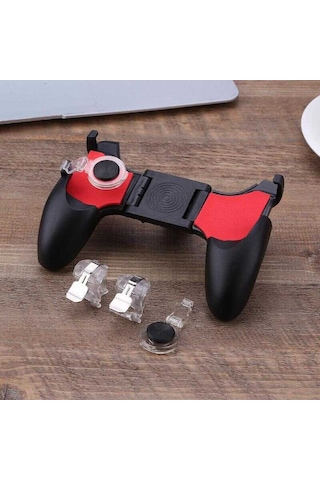 Kilifone - Telefon Oyun Aparatı 5 İn 1 Mobil Game Oyun Aparatı - Siyah - T13345