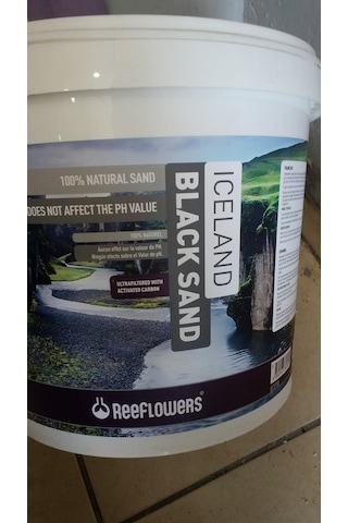 Reeflowers Iceland Black Sand 1 Kg 1-2 Mm ( Hagen Kum )