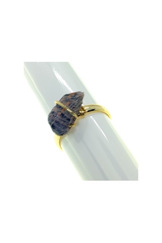 X-Lady Accessories Altın Renk Doğal Taş Zirkon Yüzük