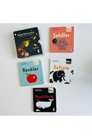 Bebek Üniversitesi Hikayeli İlk Kavramlarım 4 Seri 16 Kitap Set