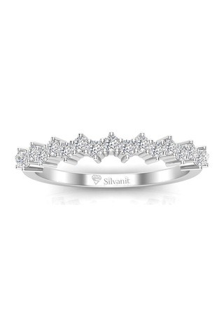 0,30 Karat Yarımtur Pırlanta Yüzük (464658611)