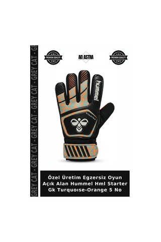 Özel Üretim Egzersiz Oyun Açık Alan Hummel Hml Starter Gk Turquoıse-orange 5 No Turkuaz