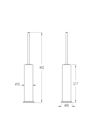 VitrA Origin Classic Tuvalet Fırçalığı Mat Siyah A4452136