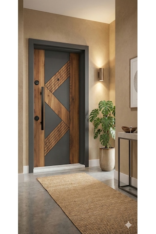 Ses Seri Si Elegance Güvenli K Kapisi Çeli K Kapi - Vi Lla Kapisi 209 X 106 X 92