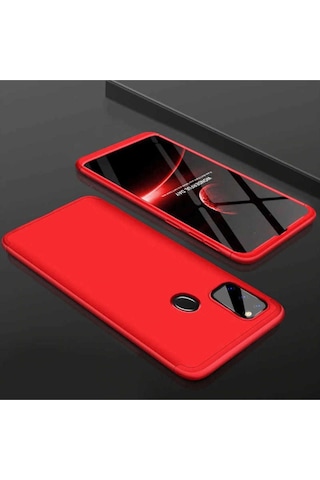 Galaxy M21 Kılıf Zore Ays Kapak Kırmızı
