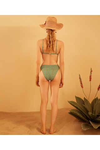 Yargıcı Üçgen Bikini Alt Yeşil