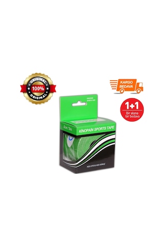 Kinopain Spor Bandı Yeşil 5 CM x 5 M 1+ 1