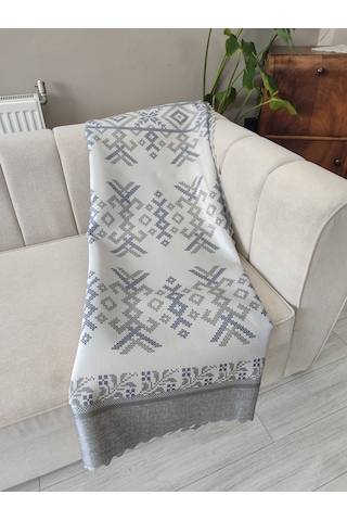 Koltuk Örtüsü Kaymaz Kilim Gri