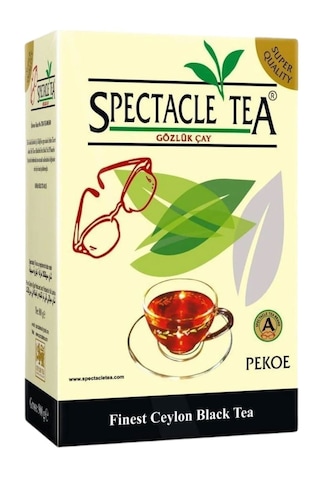 Spectacle Gözlük Çay 2 Adet 800 Gr'lık Ithal Çay %100 Orijinal Pekoe Ceylon Tea