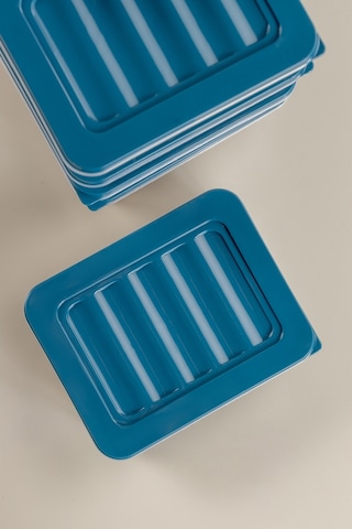 Meleni Home Buzdolabı Mikrodalga Saklama Kabı 6'Lı Petrol 6 x 2400 ML Petrol