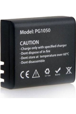 Eken H9 H9r W9 Yedek Batarya Şarj Edilebilir Pil 3.7v