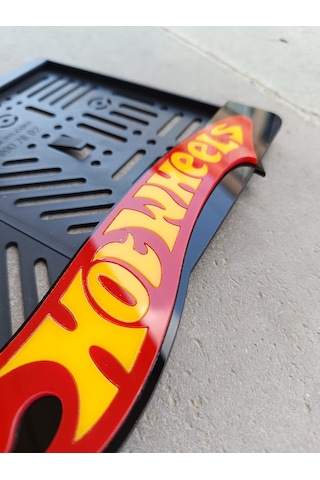 Hotwheels Motor Plakalık Motorsiklet Plakalık Lazer Kesim Plakalık İsimli Plakalık