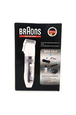 Braons Şarj Edilebilir Kablosuz Tıraş Makinesi Brs-1217 1 - 2 Saat