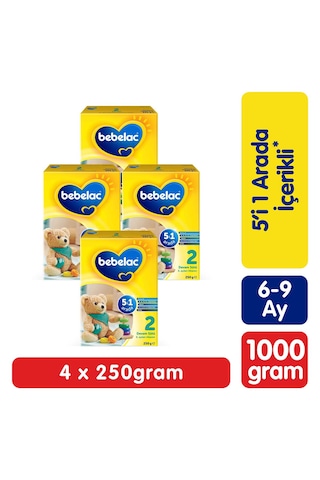 Bebelac 2 Devam Sütü 250 G 4 Adet