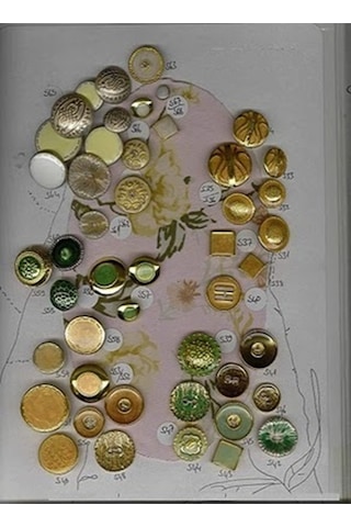 Gold Metal Düğme 18 Mm 6 Adet