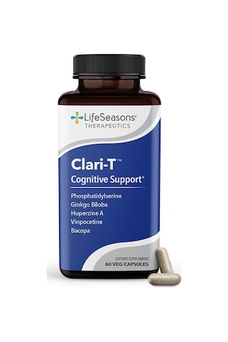 Clari - T / 5 İn 1 60 Kapsül. Phosp., Ginkgo Biloba , Huperzine A, Vinpocetine &. Bacopa
