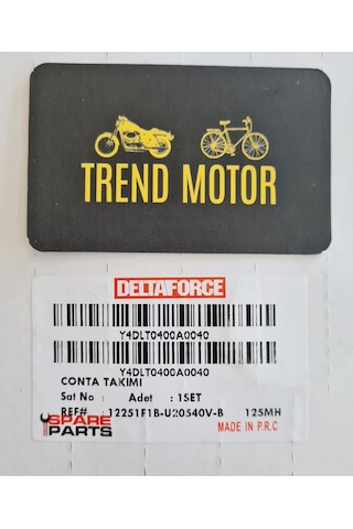 CONTA TAKIMI KOMPLE - MONDİAL MH DRİFT 125