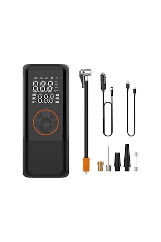 4500 Mah Şarjlı Taşınabilir Araba Lastik Hava Top Şişirme Pompası Led Işıklı Dijital Hava Kompresörü 4500 Mah Şarjlı Taşınabilir Araba Lastik Hava Top Şişirme Pompası Led Işıklı Dijital Hava Kompresörü