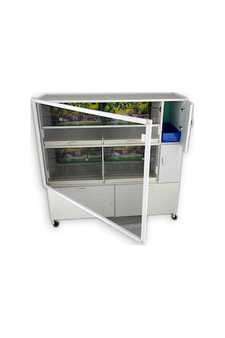 İstanbul Kafes Model M52d Pvc Kuş Dolabı