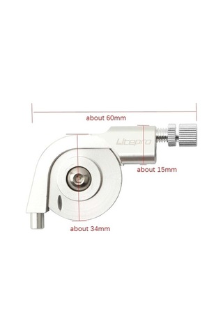 Ebitda Litepro Bisiklet V-fren Strok Dönüştürücü Siyah Alüminyum, Dayanıklı Ve Hafif, Fren Balataları İçin Optimize Edilmiş Siyah