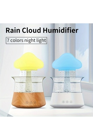 Motion003 300ml Beyaz Ev Tipi İç Mekan Nemlendirici Soğuk Sis Difüzör Küçük Masa Hava Nemlendiricisi