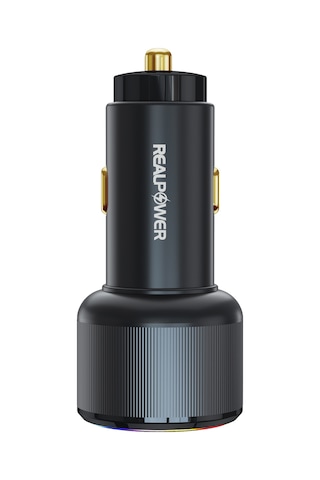 Realpower 125w Hızlı Araç Şarjı + Type-c Den Type-c Kablo Rp-cc125w Siyah