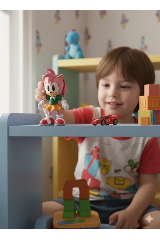 6 Cm Sonic Amy Aksiyon Figürü Mini Koleksiyon Oyuncak Modeli