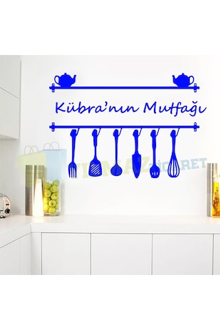 Kişiye İsme Size Özel Mutfak Sticker Etiket Dekor Ev Çıkartma