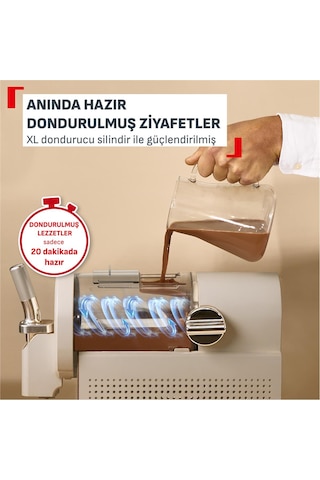 Tefal Freezi 16 sı 1 Arada 200 W Dondurma Ve Donmuş İçecek Makinesi