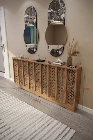 Pera Model Çam Renk 176 CM Petek Kaplama Dresuar Çok Renkli