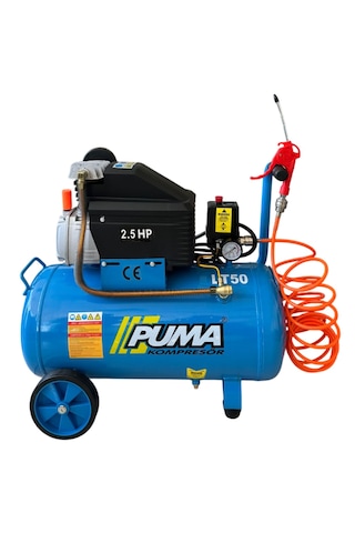 Puma PZ2502-50-2.5 M 50 L Pistonlu Yağlı Kompresör