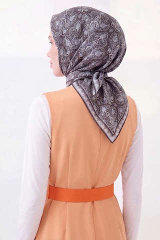Silk Home Soft Eşarp Rûmi Siyah-gri 90x90 Çok Renkli