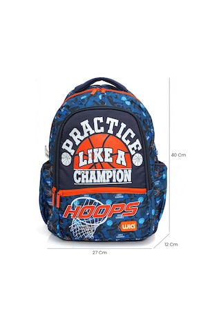 Wia Basketball Erkek Çocuk İlkokul Çantası Lacivert