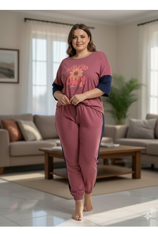 Kadın Pembe Eşofman Takımı Pembe