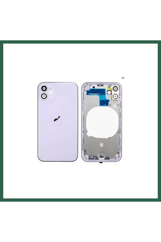Vıntessy Iphone 11 Uyumlu Boş Kasa + Kapak Mor Bzs01