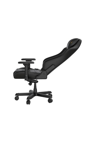Dxracer Master Serisi Xl Mikrofiber Suni Deri Oyun Koltuğu, Mikrofiber Deri, 4d Kolçaklar, Çok Fonksiyonlu E Siyah