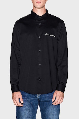 Armani Exchange Erkek Gömlek Xm001224 Af10192 Uc001 Siyah Siyah