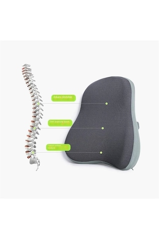 Ergonomik Hareketsiz Bel Desteği Hafızalı Köpük Bel Desteği