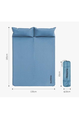 Naturehike 2 Kişilik Şişme Kamp Matı Yastılı Bej