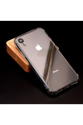 Apple Uyumlu iPhone Xr 6.1 Kılıf Zore Nitro Anti Shock Silikon Renksiz